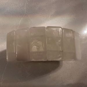 Brand New White Acetate Bracelet